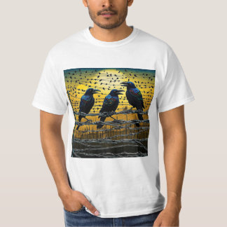Camiseta Crows sobre la valla de púas 5