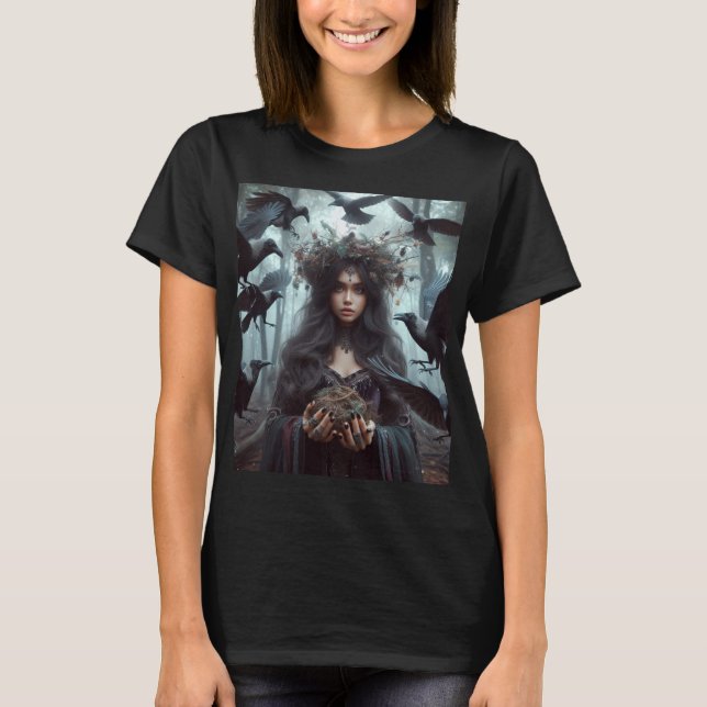 Camiseta Crows Y El Ritual (Anverso)
