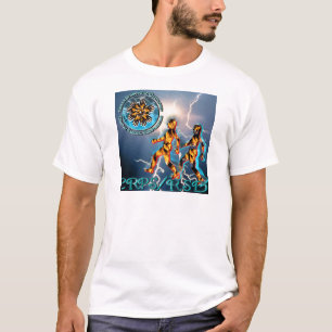 Camiseta CRPS/tormenta azul T-Shir del relámpago y de la