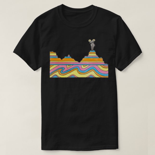 Camiseta Cruce de cabra de montaña (Diseño del anverso)