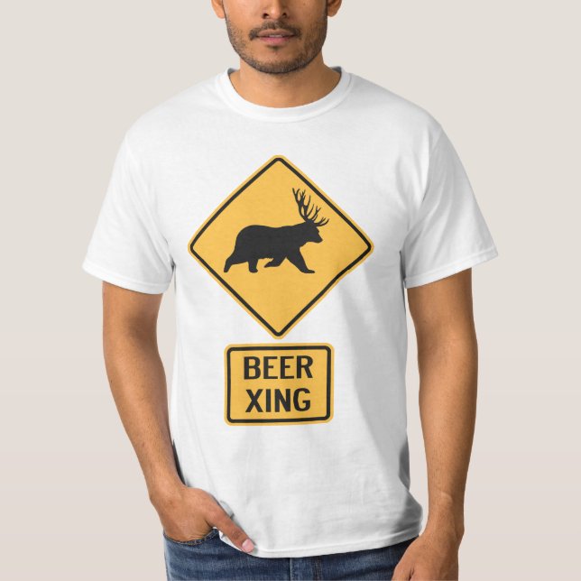 Camiseta Cruce de cerveza de oso (Anverso)