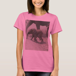 Camiseta Cruce de Elefantes Africanos Bebés