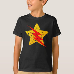Camiseta cruce de flash y estrella