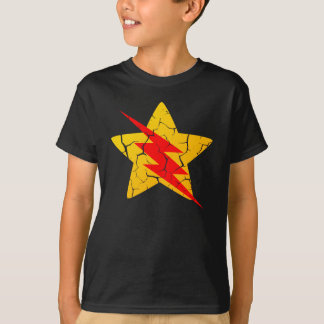 Camiseta cruce de flash y estrella