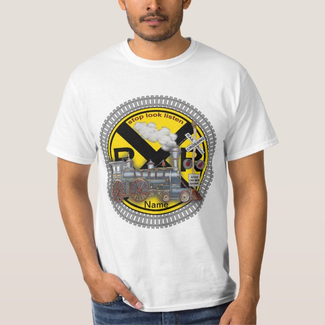 Camiseta cruce de tren (Anverso)