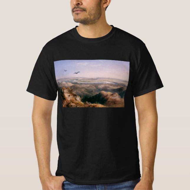 Camiseta Cruce de Yellowstone y Missouri por Bodmer (Anverso)