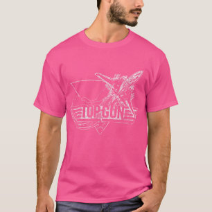 Camiseta Cruce Junción X Vintage de arma de fuego superior