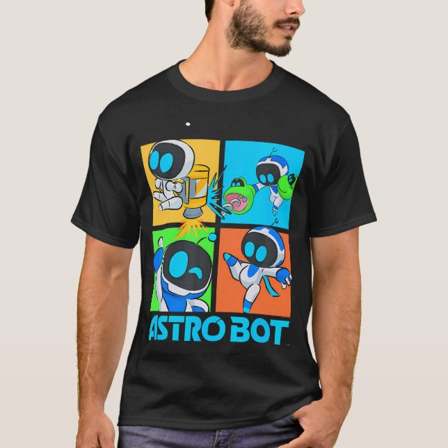 Camiseta Cruce Junction X Batería de rescate de Astro Bot (Anverso)
