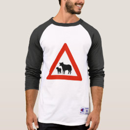 Camiseta Cruce ovino, Rótulo de tráfico, Noruega