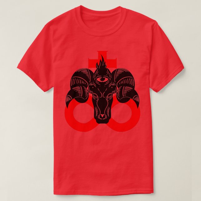 Camiseta Cruce única de búfalo con visión (Diseño del anverso)