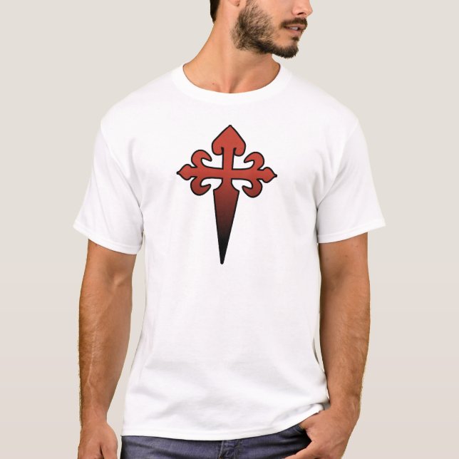 Camiseta Cruce y daga (Anverso)