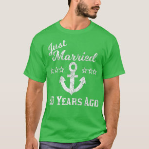 Camiseta Crucero 50 Aniversario Boda recién casado 50 años