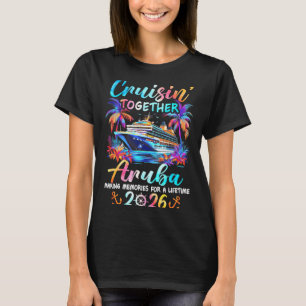 Camiseta Crucero a Aruba 2026 Vacaciones Familiares Juntos