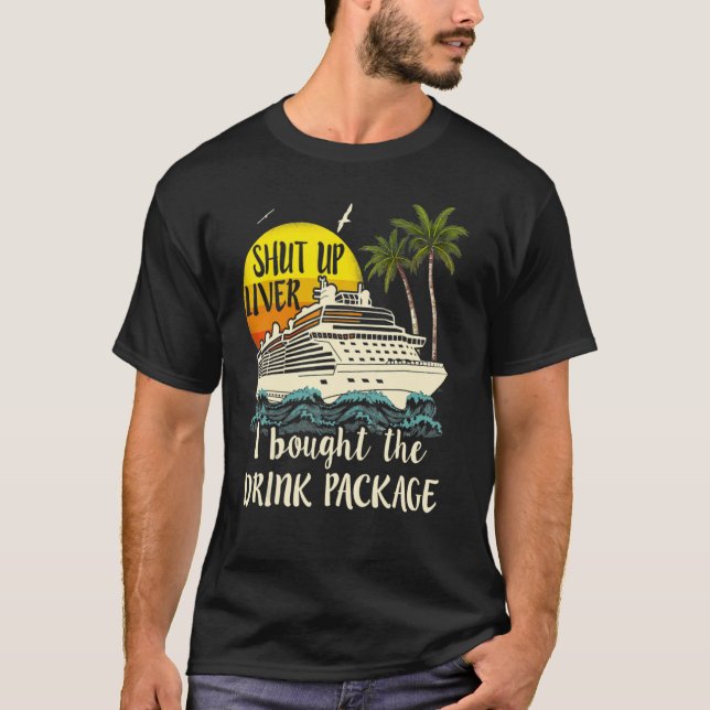 Camiseta Crucero Cállate Hígado Compré El Paquete De Bebida (Anverso)