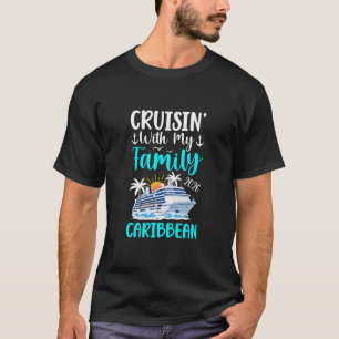 Camiseta Crucero caribeño con la familia Crucero 2026 Famil
