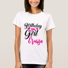 Camiseta Crucero Chica de cumpleaños
