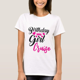 Camiseta Crucero Chica de cumpleaños