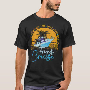 Camiseta Crucero de amigos 2026 viaje de vacaciones Crucero