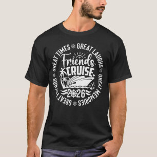 Camiseta Crucero de amigos 2026 viaje de vacaciones Crucero