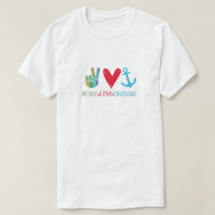 Camiseta Crucero de amor por la paz, crucero de regalo