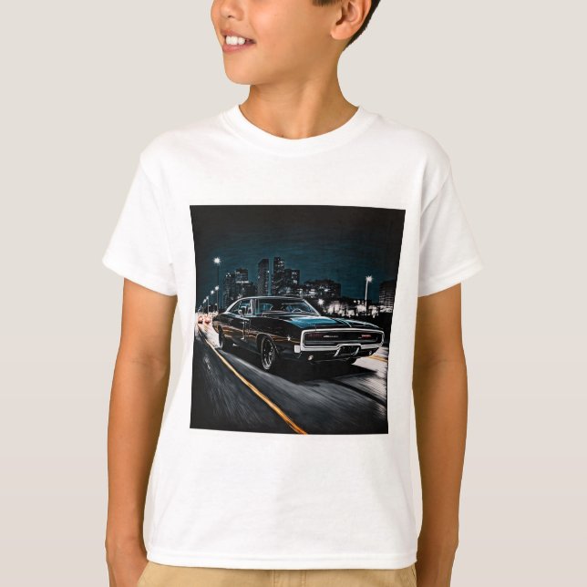 Camiseta crucero de cargador dodge (Anverso)