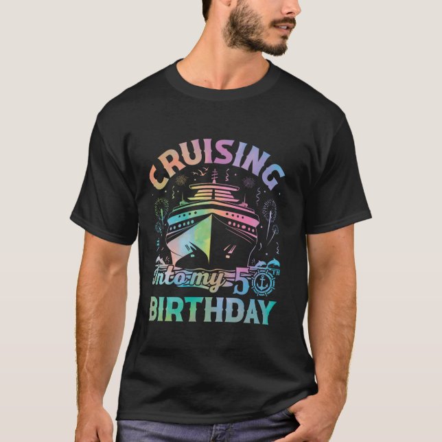 Camiseta Crucero de centeno de cumpleaños de 50 años en mi  (Anverso)