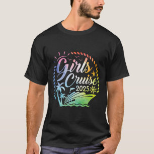 Camiseta Crucero de chicas 2025 Viaje de vacaciones de cruc