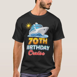Camiseta Crucero De Cumpleaños 70 Años Viejo 70 Vs. Coinc