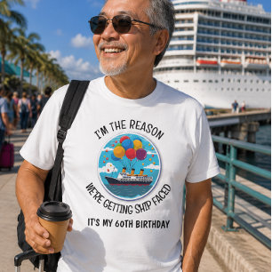 Camiseta Crucero de Cumpleaños Divertido Personalizado Grup