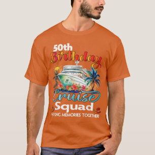 Camiseta Crucero de cumpleaños número 50 amigos familia vac