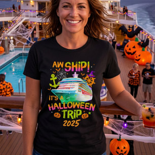Camiseta Crucero de Halloween Aw Ship