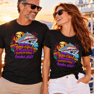 Camiseta Crucero de Halloween para hacer recuerdos boo-tifu