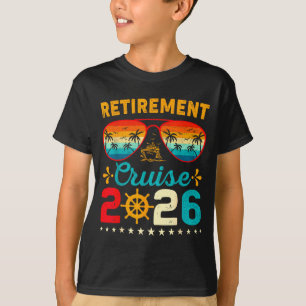 Camiseta Crucero de jubilación vintage 2026 Crucero Crucero