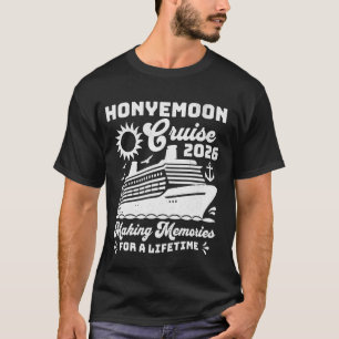Camiseta Crucero de luna de miel 2026 Bodas Parejas a juego