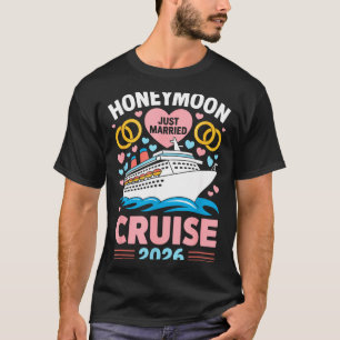 Camiseta Crucero de luna de miel 2026 Recuerdo para parejas
