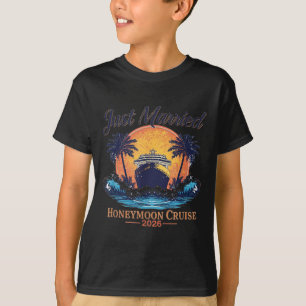 Camiseta Crucero de luna de miel de casados 2026 viaje de b
