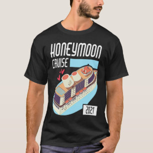 Camiseta Crucero de luna de miel para parejas 2021 recién c