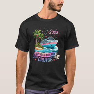 Camiseta Crucero de madre e hija 2025 Tie Dye Familia Chica