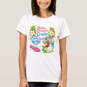 Camiseta Crucero de madre e hija Vacaciones tropicales