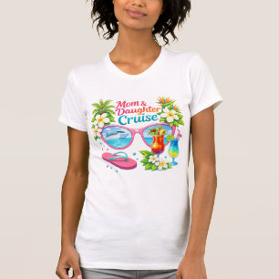 Camiseta Crucero de madre e hija Vacaciones tropicales