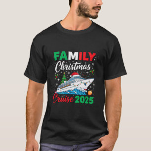 Camiseta Crucero de Navidad Familiar 2025 Vacaciones Navide