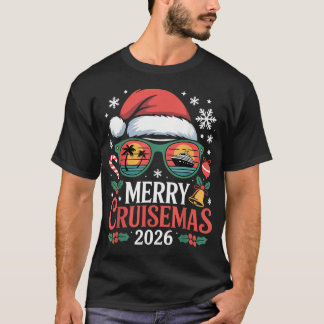 Camiseta Crucero de Navidad Familiar 2026 Feliz Crucero de