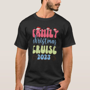 Camiseta Crucero de Navidades familiares 2023 Merry Bright 