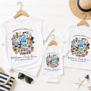 Camiseta Crucero de Reunión Familiar Ilustrado