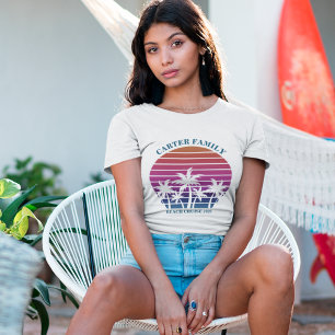 Camiseta Crucero de vacaciones personalizado palma árbol mu