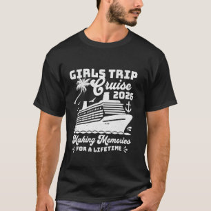 Camiseta Crucero de viaje de chicas 2026 Grupo familiar coi