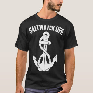 Camiseta Crucero de vida en agua salada Ancla Pesca en el o