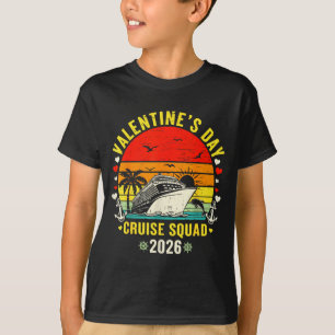 Camiseta Crucero del Día de San Valentín para parejas con c