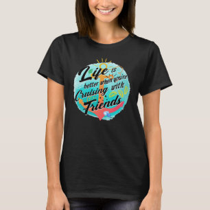 Camiseta Crucero en grupo Crucero con amigos