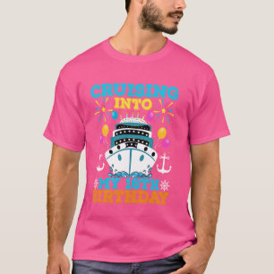 Camiseta Crucero en mi 16ª fiesta de cumpleaños, tema del c